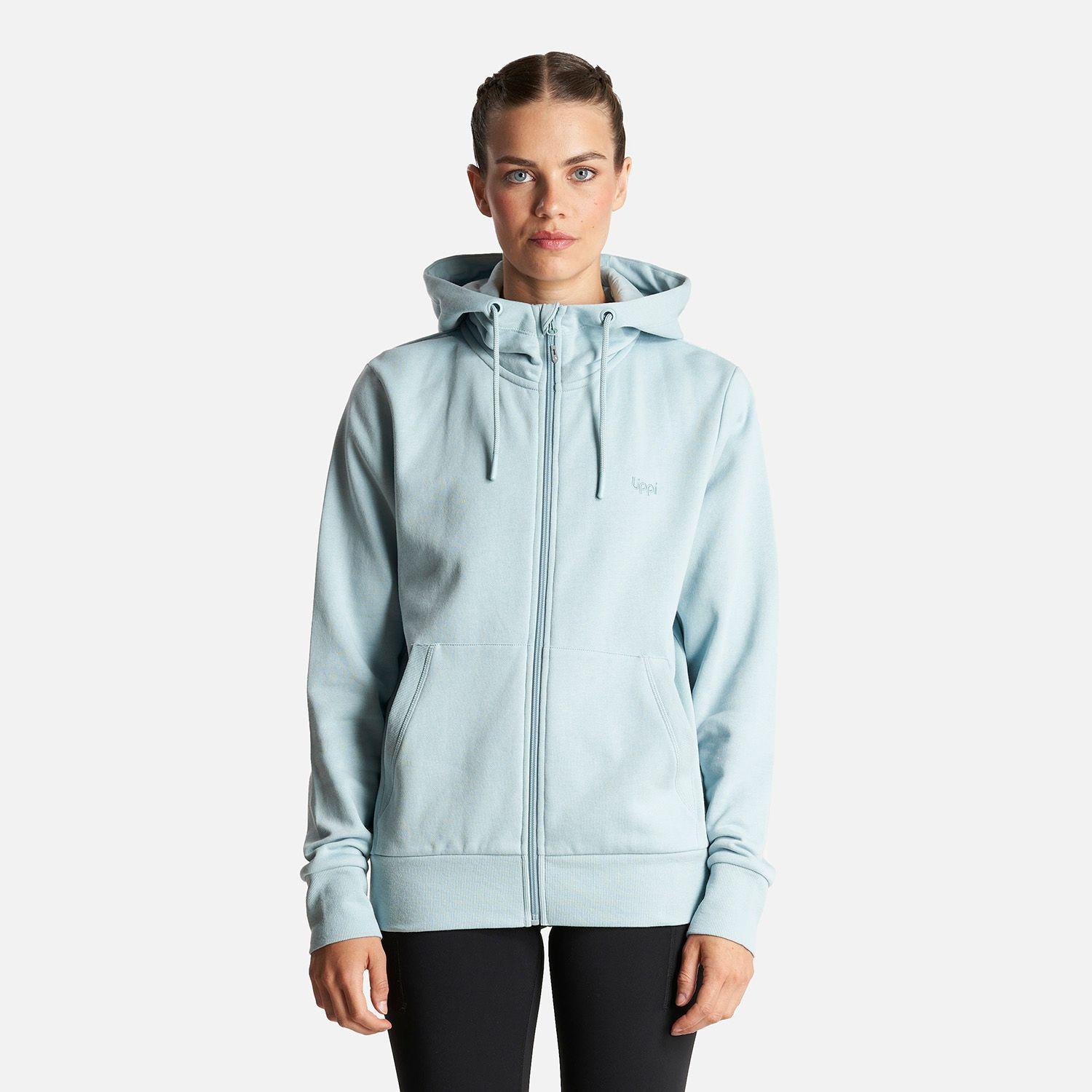 Poleron Mujer Ulmo Full Zip Hoody Sweatshirt Calipso Lippi-1