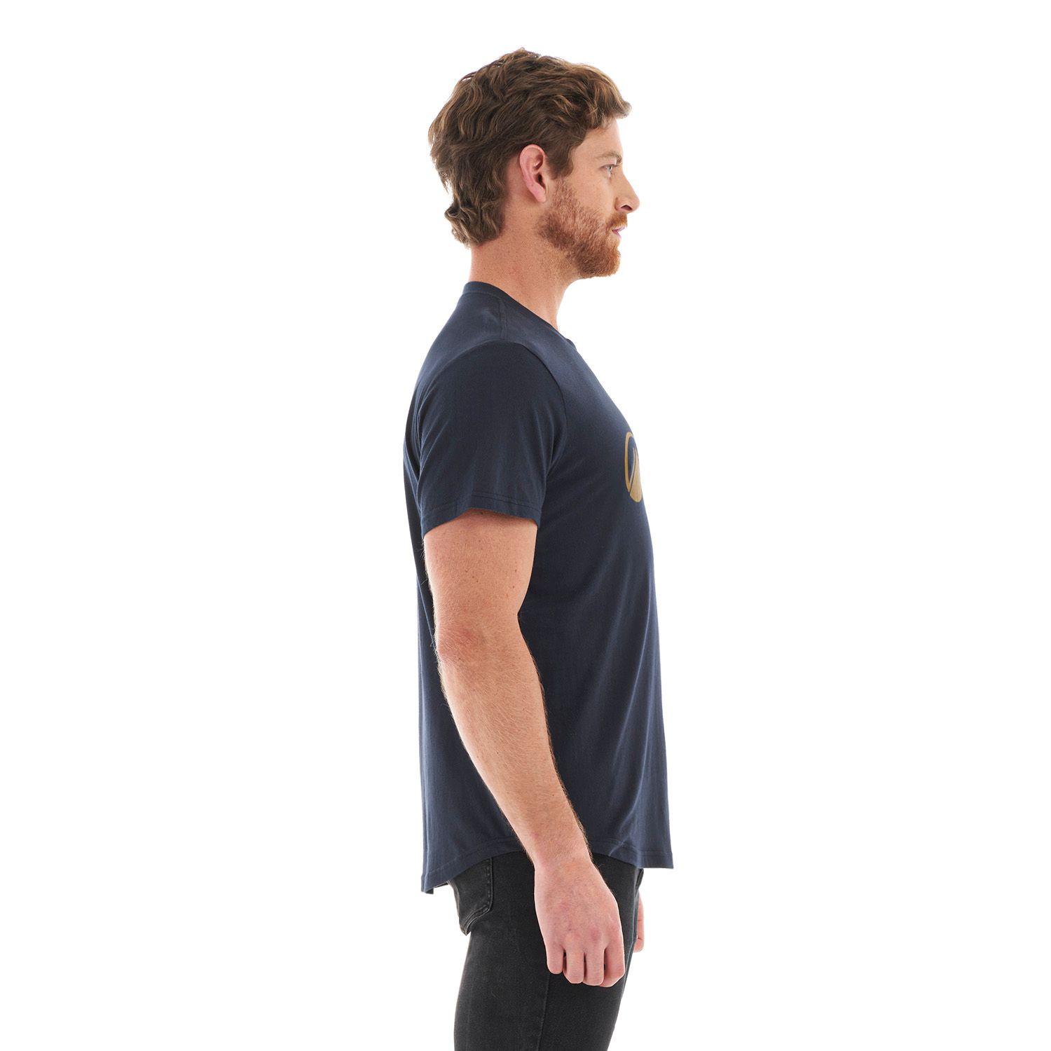 Polera Hombre Logo Lippi UV-Stop T-Shirt Azul Oscuro Lippi-3