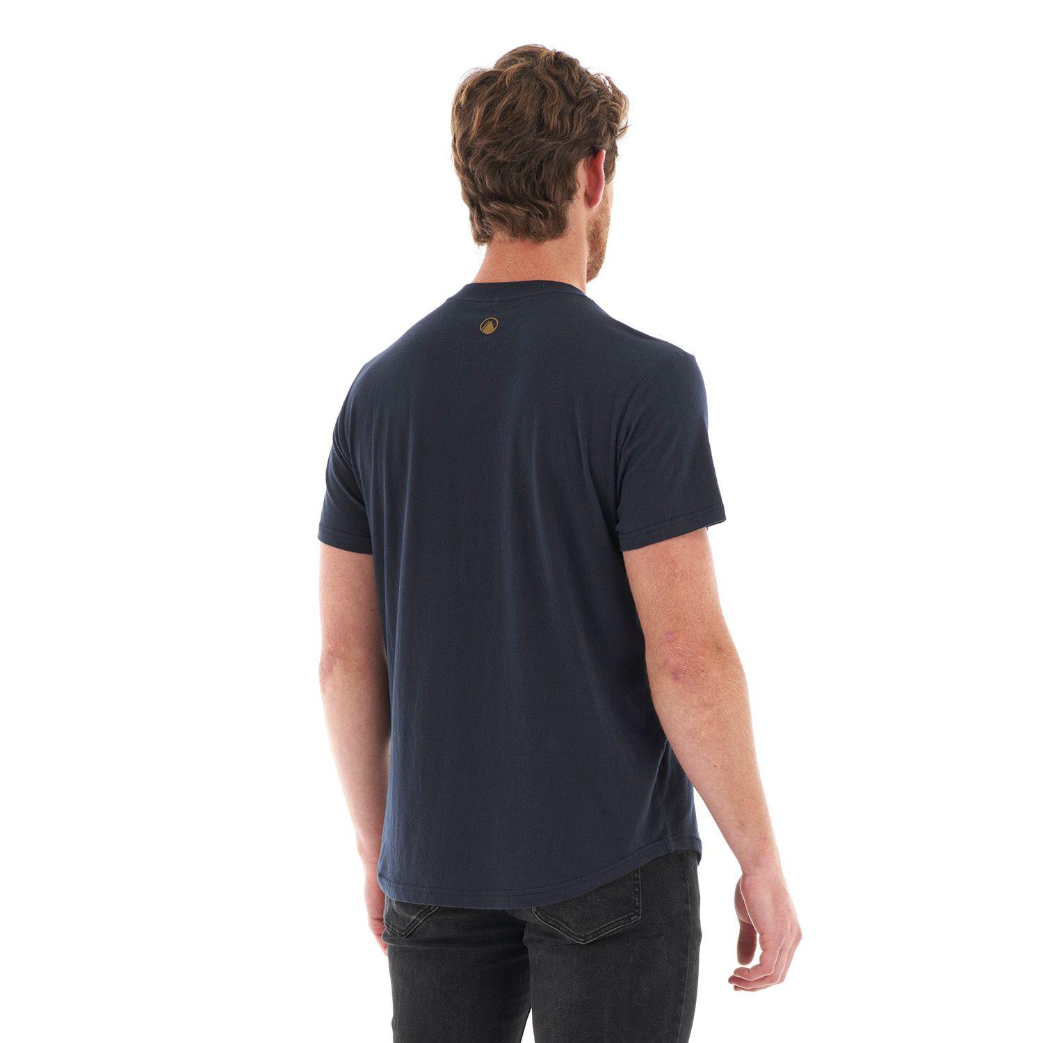 Polera Hombre Logo Lippi UV-Stop T-Shirt Azul Oscuro Lippi-4