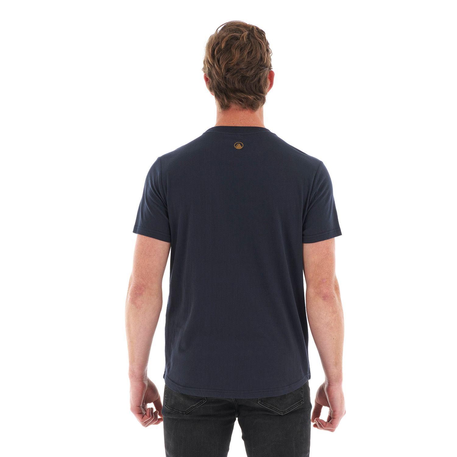 Polera Hombre Logo Lippi UV-Stop T-Shirt Azul Oscuro Lippi-5