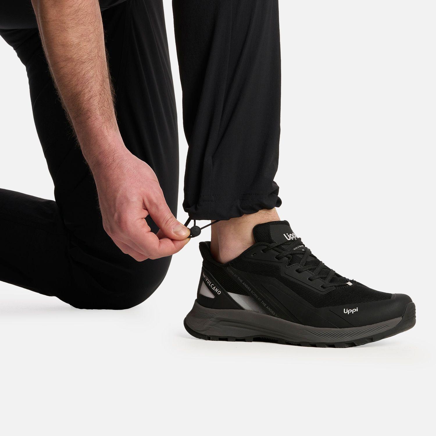 Pantalón Hombre Lennox Q-Dry Regular Fit Pants Negro Lippi-5