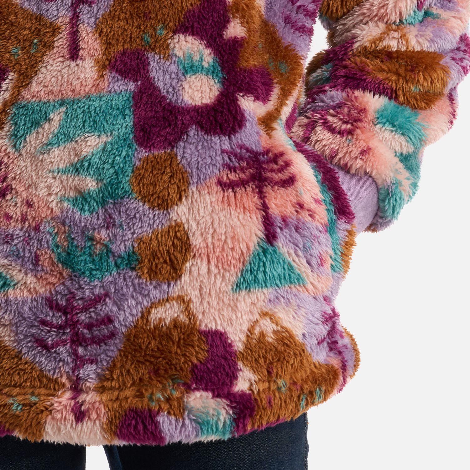 Poleron Niña Mini Cangur-oso Print Lila Haka Honu-4