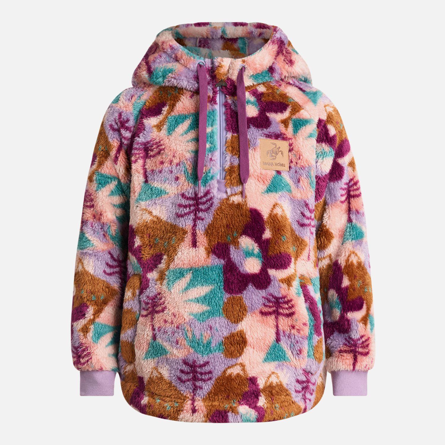 Poleron Niña Mini Cangur-oso Print Lila Haka Honu-6