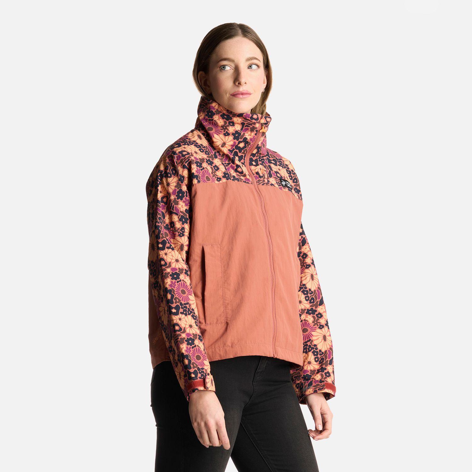 Chaqueta Mujer Hija Del Viento Print Terracota Haka Honu-1