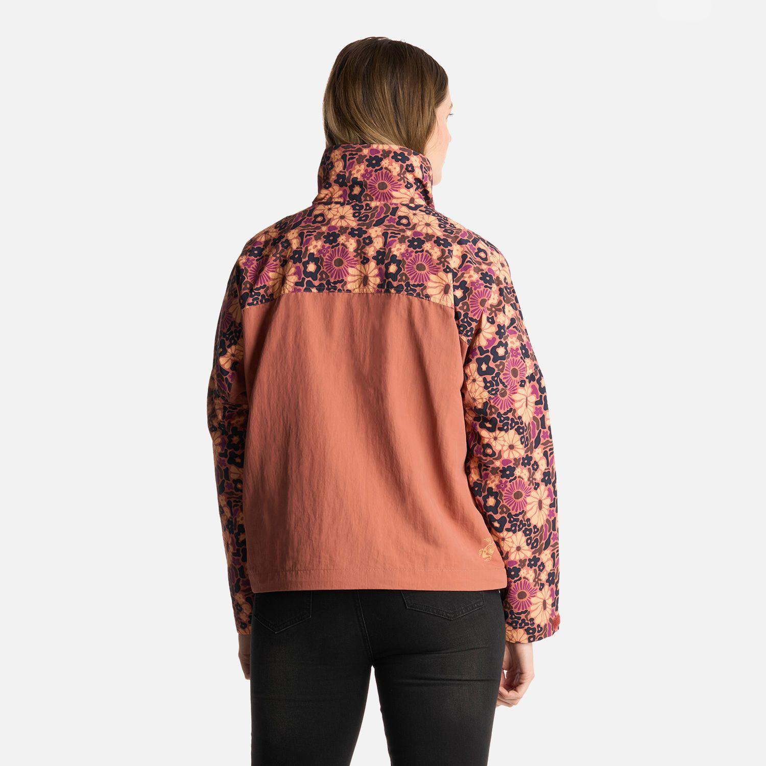 Chaqueta Mujer Hija Del Viento Print Terracota Haka Honu-2