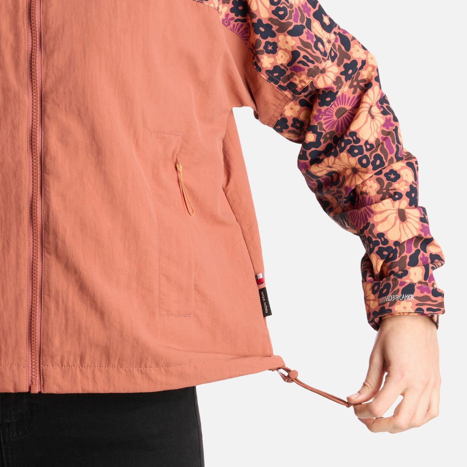 Chaqueta Mujer Hija Del Viento Print Terracota Haka Honu-5