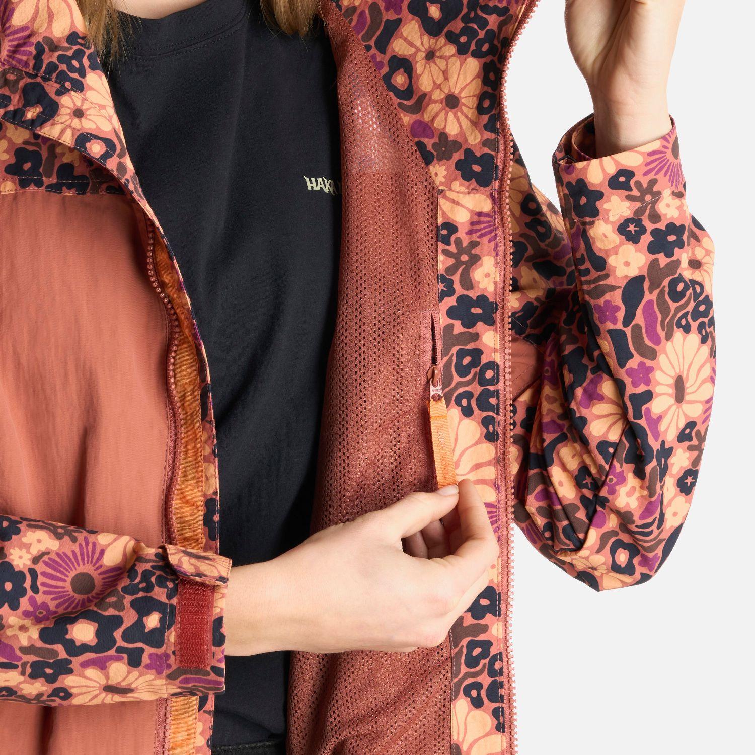 Chaqueta Mujer Hija Del Viento Print Terracota Haka Honu-6