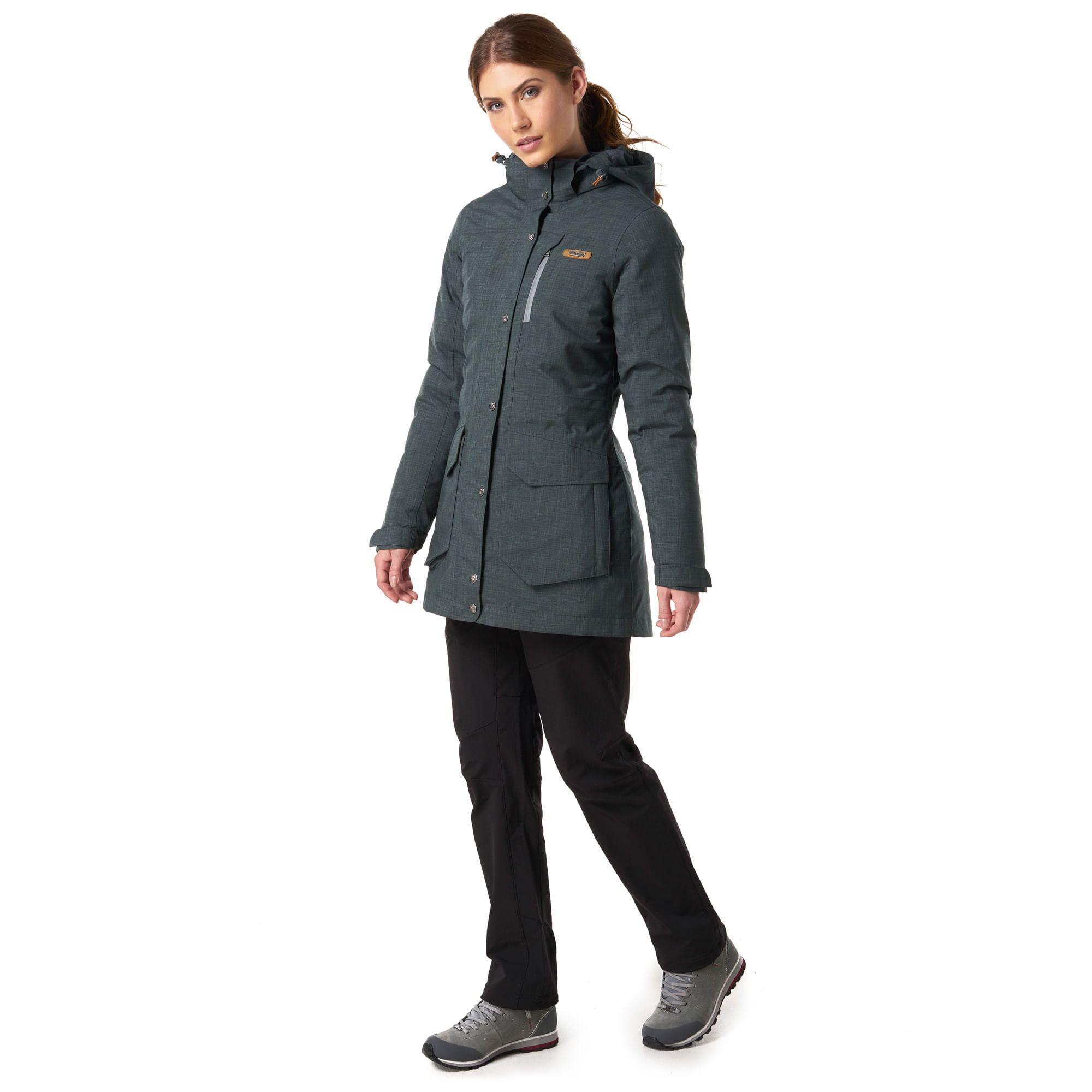 Chaqueta Mujer Nalca Fusion-3 Hoody Jacket Grafito / Frambuesa Oscuro Lippi-1
