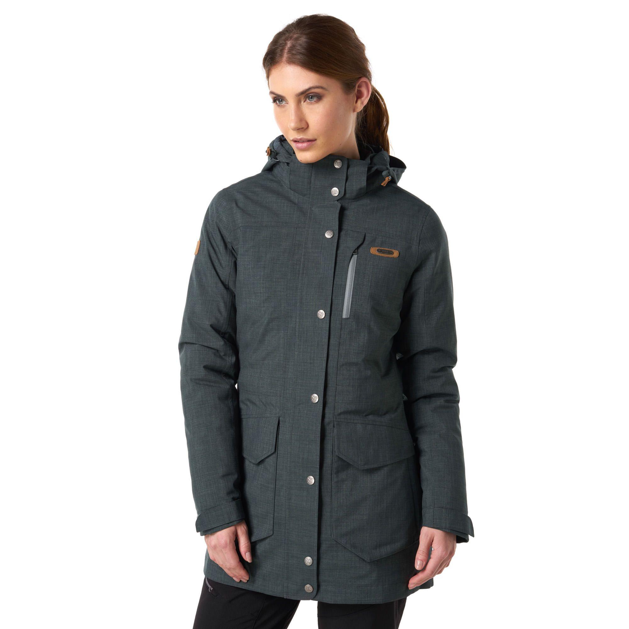 Chaqueta Mujer Nalca Fusion-3 Hoody Jacket Grafito / Frambuesa Oscuro Lippi-2