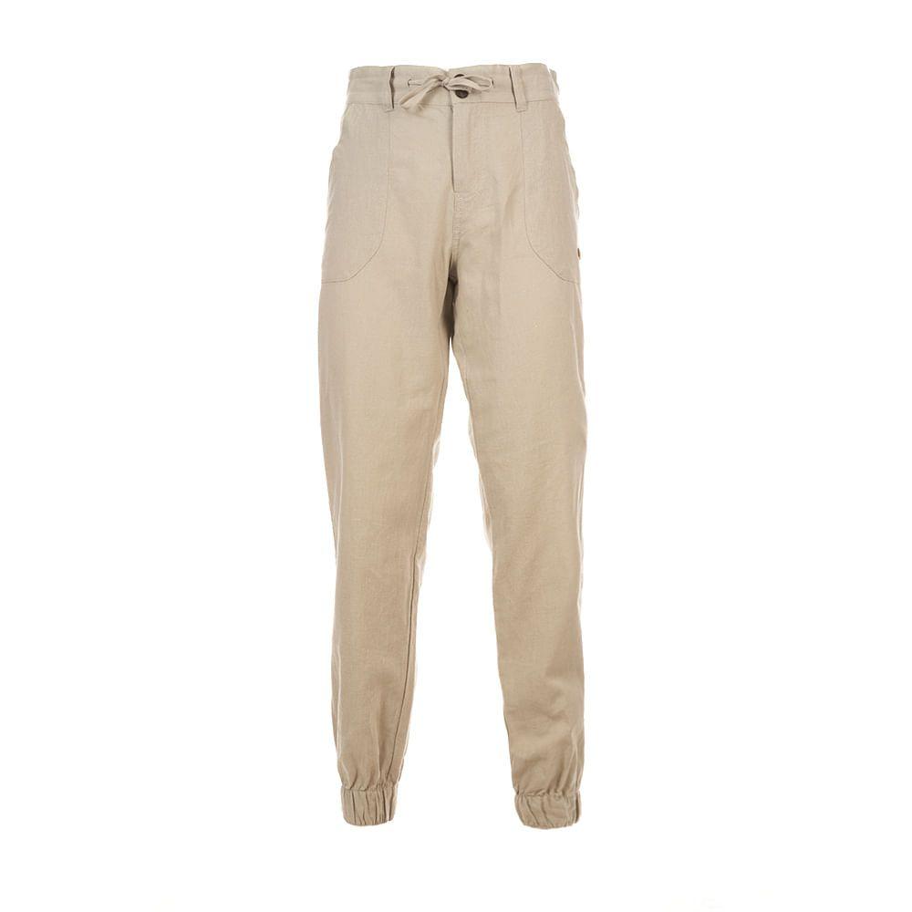 Pantalon Mujer Handy Hem Pants Crudo Lippi-0