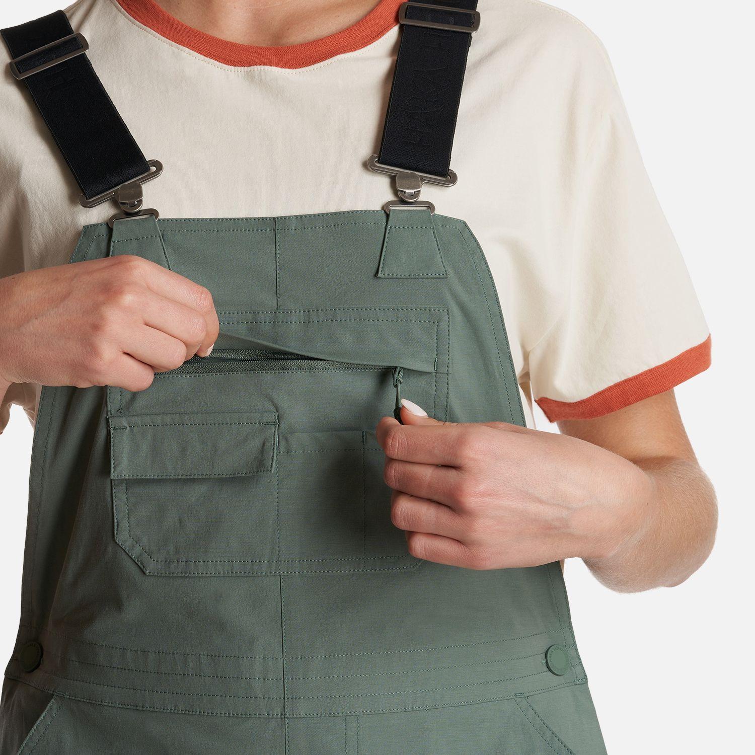 Jardinera Mujer Huertera Verde Musgo Haka Honu-4