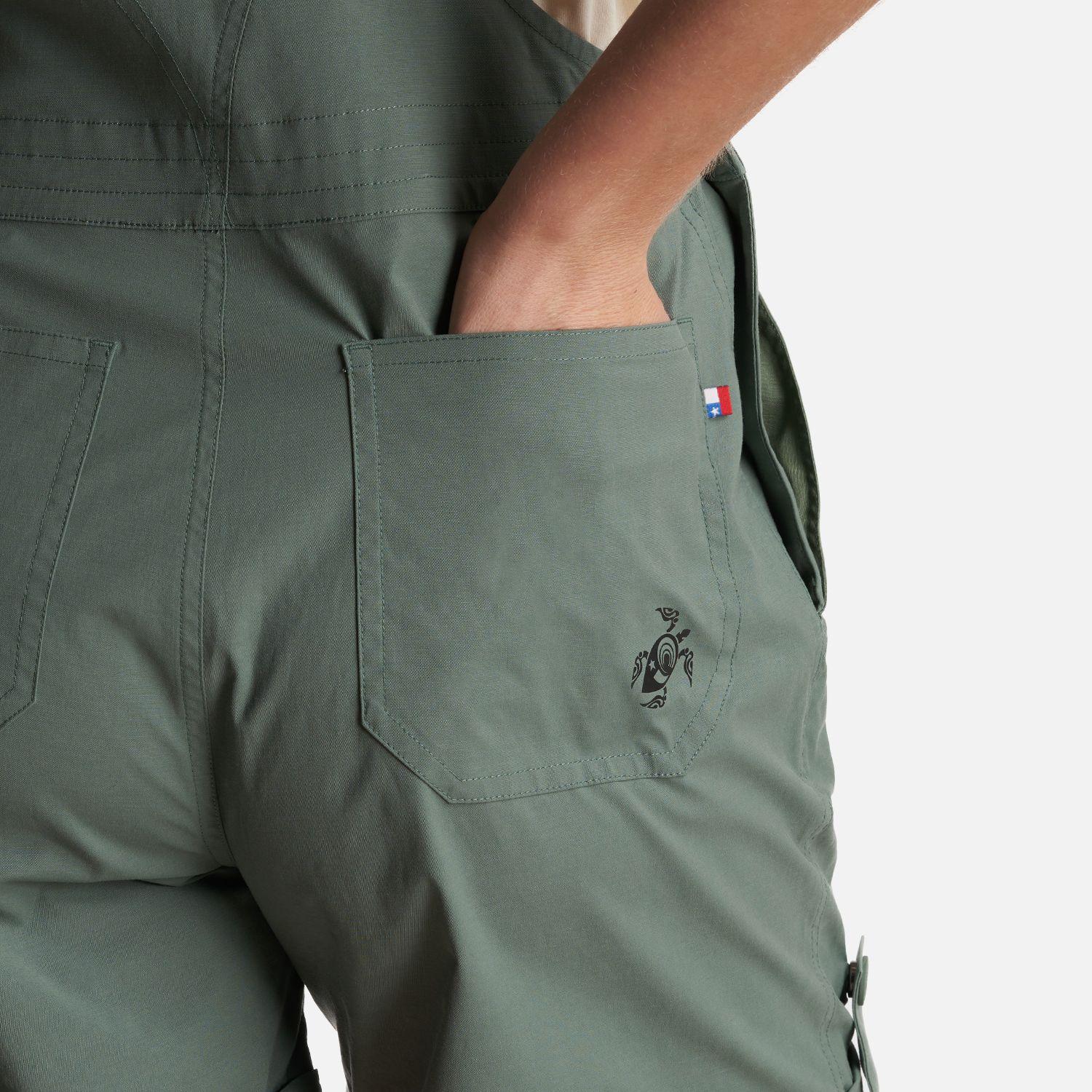 Jardinera Mujer Huertera Verde Musgo Haka Honu-7