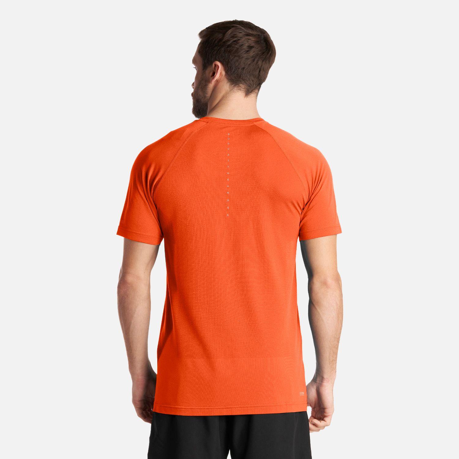 Polera Hombre Essential Sport T-Shirt Rojo Anaranjado Lippi-3