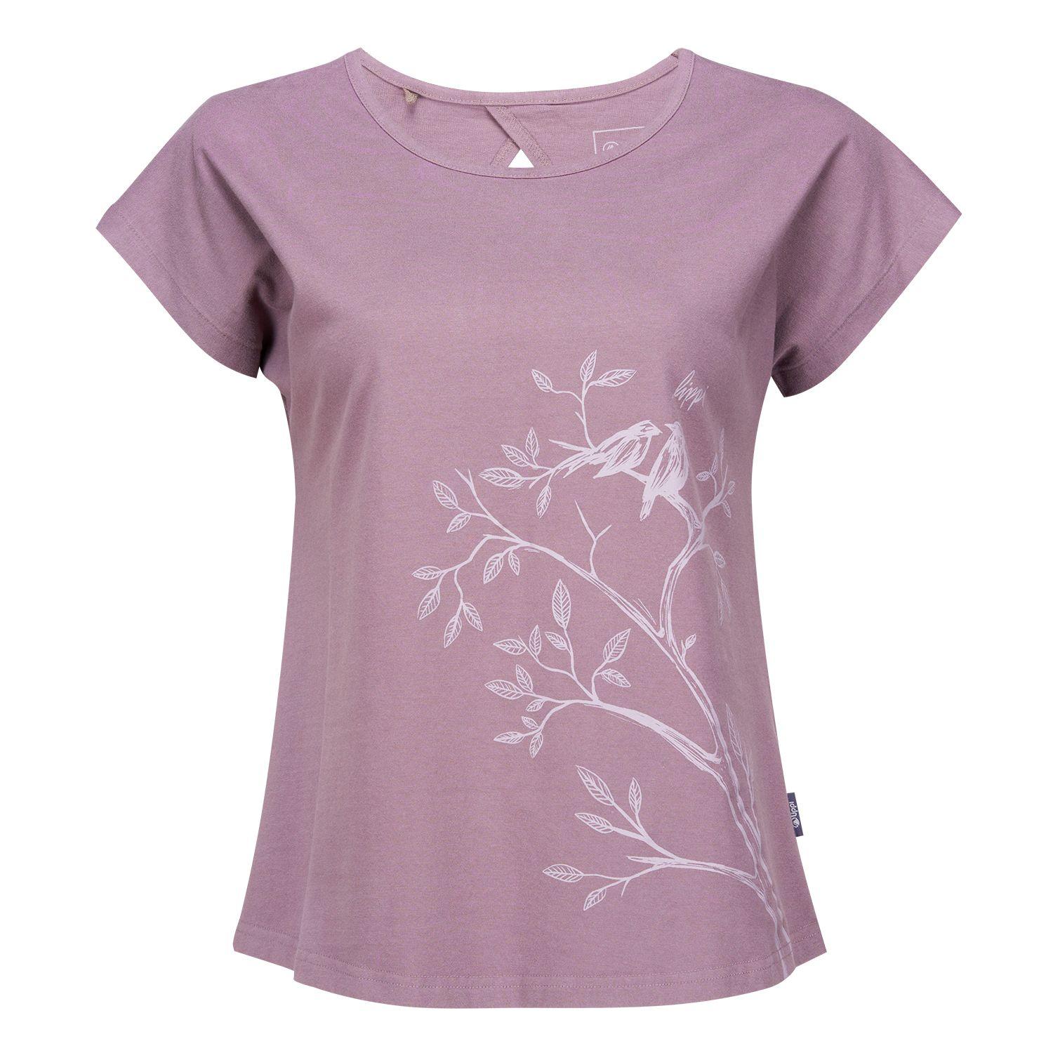 Polera Mujer Essential UV-Stop T-Shirt Malva Lippi V22-0