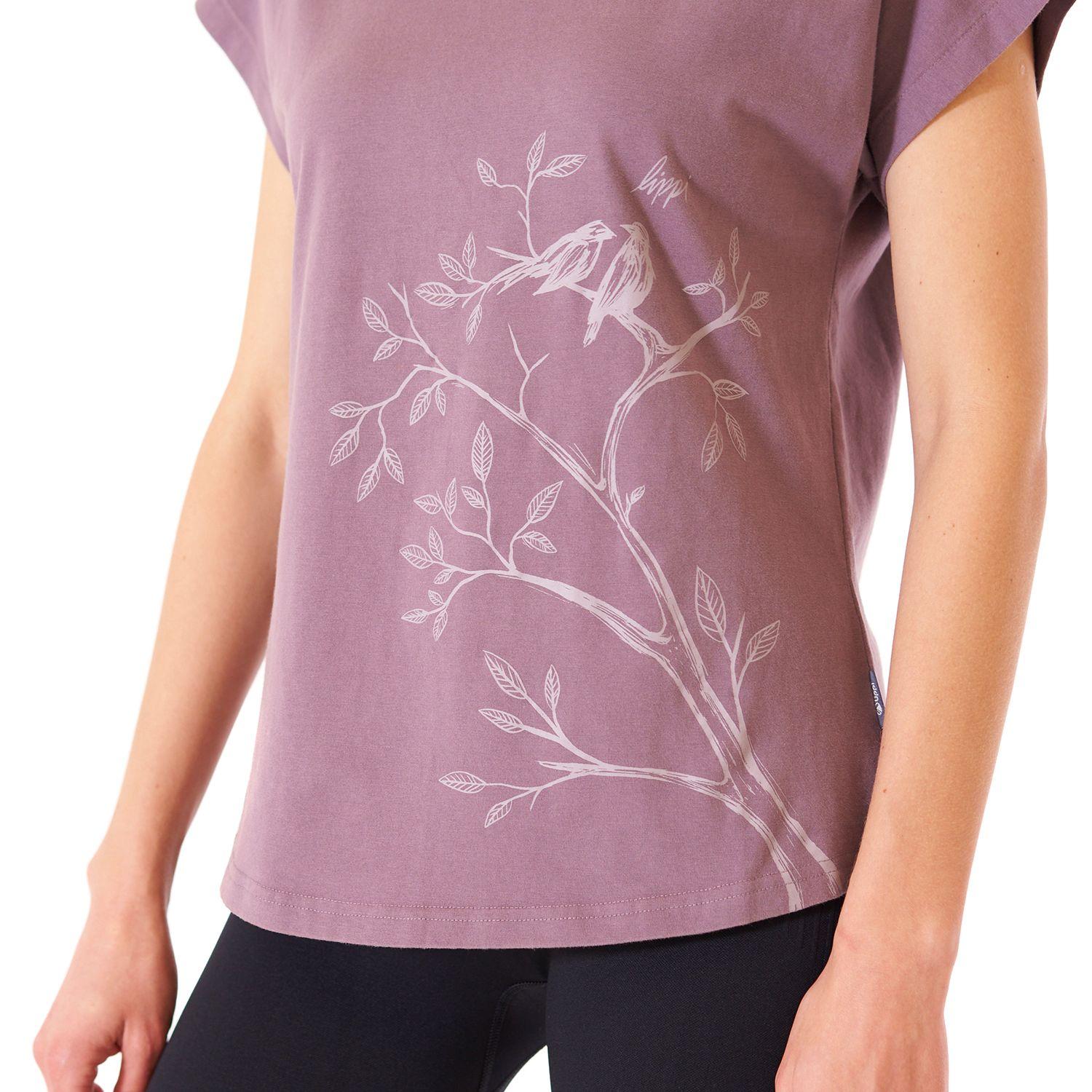 Polera Mujer Essential UV-Stop T-Shirt Malva Lippi V22-4