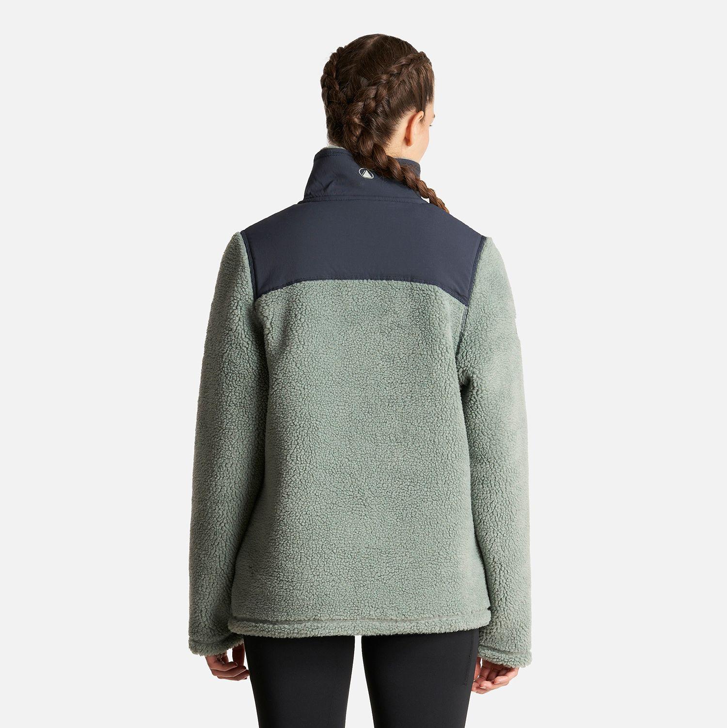 Poleron Mujer Glaciar Sherpa Pro 1/4 Zip Jacket  Jade Lippi-3