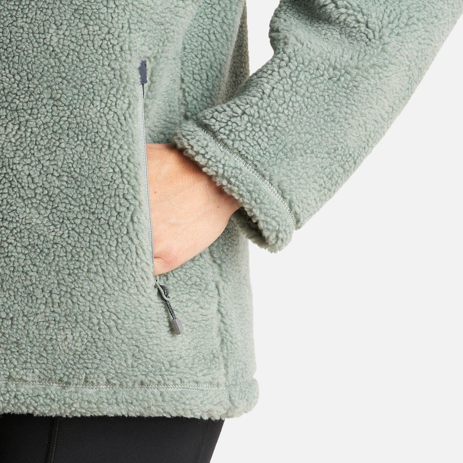 Poleron Mujer Glaciar Sherpa Pro 1/4 Zip Jacket  Jade Lippi-5