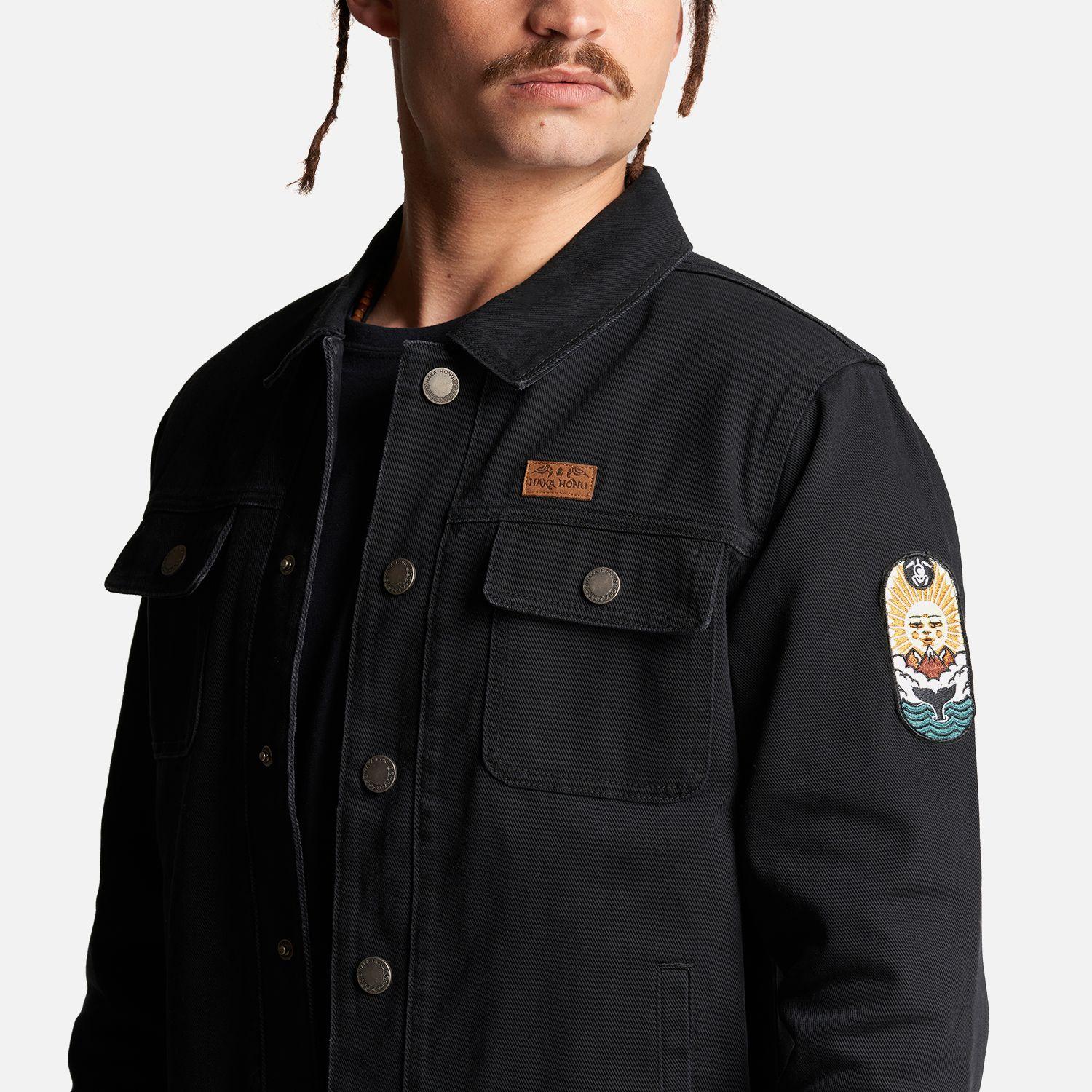 Chaqueta Hombre James Jeans Negro Haka Honu V23-4