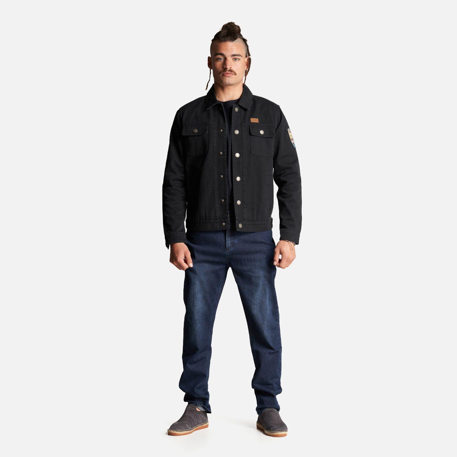 Chaqueta Hombre James Jeans Negro Haka Honu V23-6
