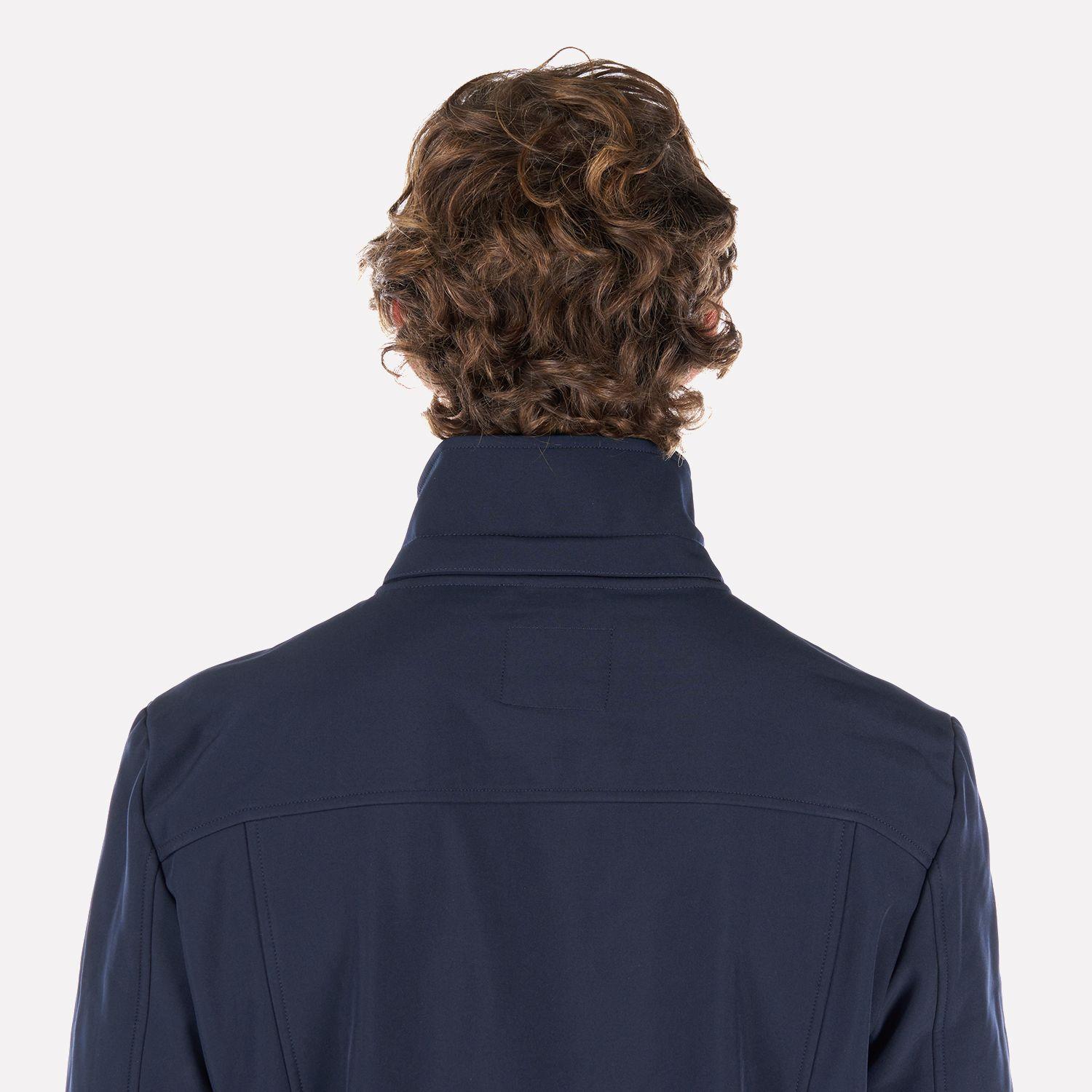 Chaqueta Hombre Macaya Softshell Hoody Jacket Azul Marino Lippi I23-6