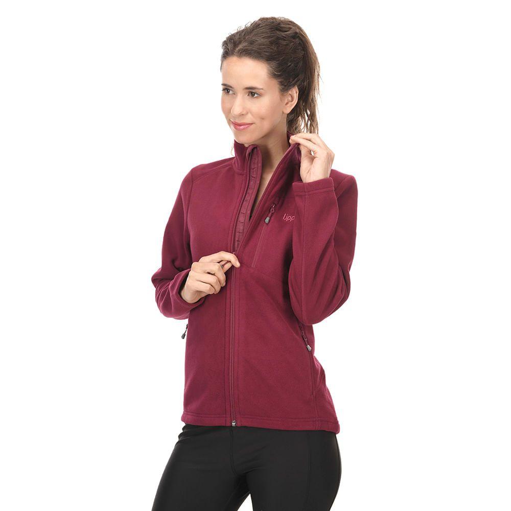 Poleron Mujer Paicavi Therm-Pro Jacket Frambuesa Oscuro Lippi-2