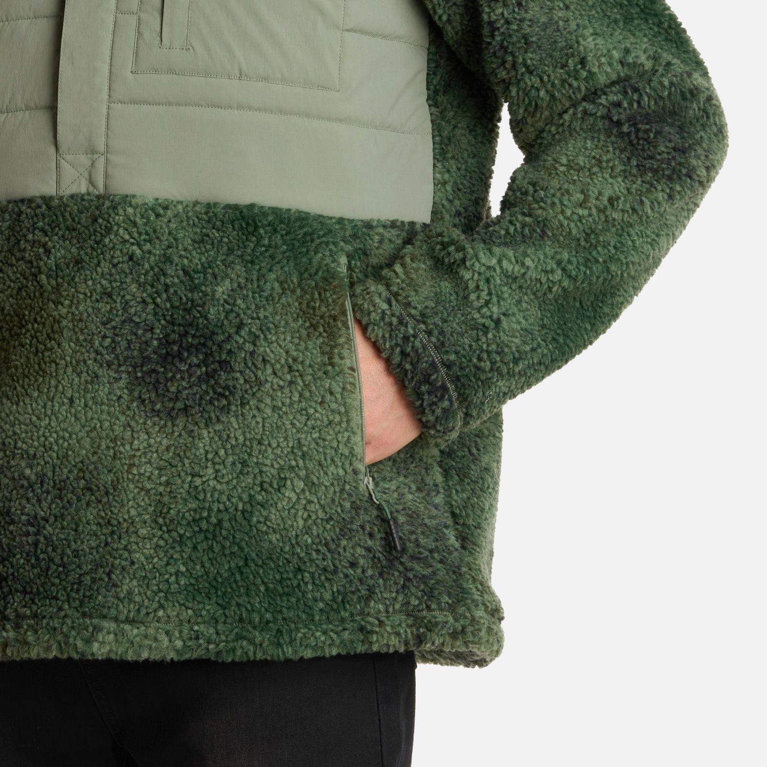 Polar Hombre Glaciar Sherpa-Pro 14 Zip Print Jade Lippi I25-4