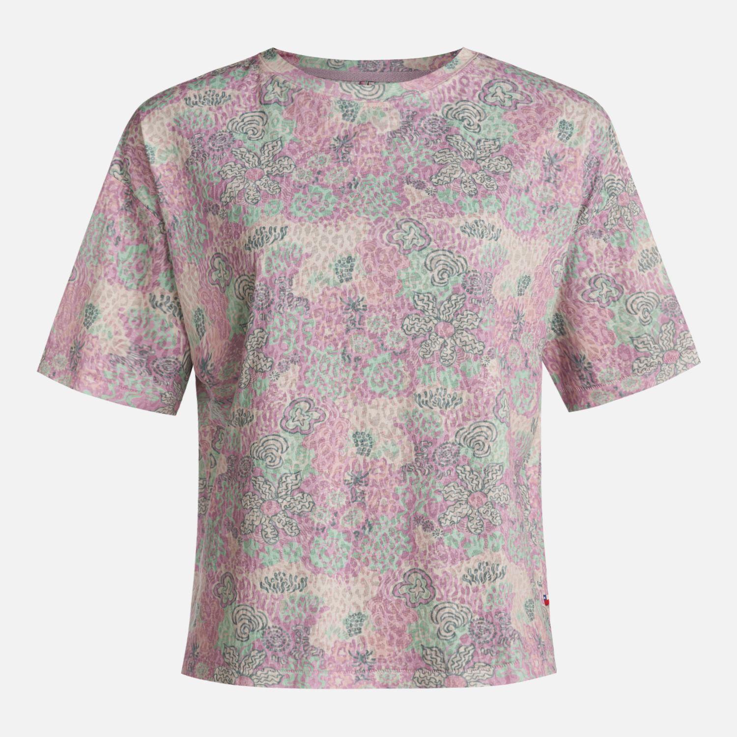 Polera Mujer Coralisima Print Crema Haka Honu-0