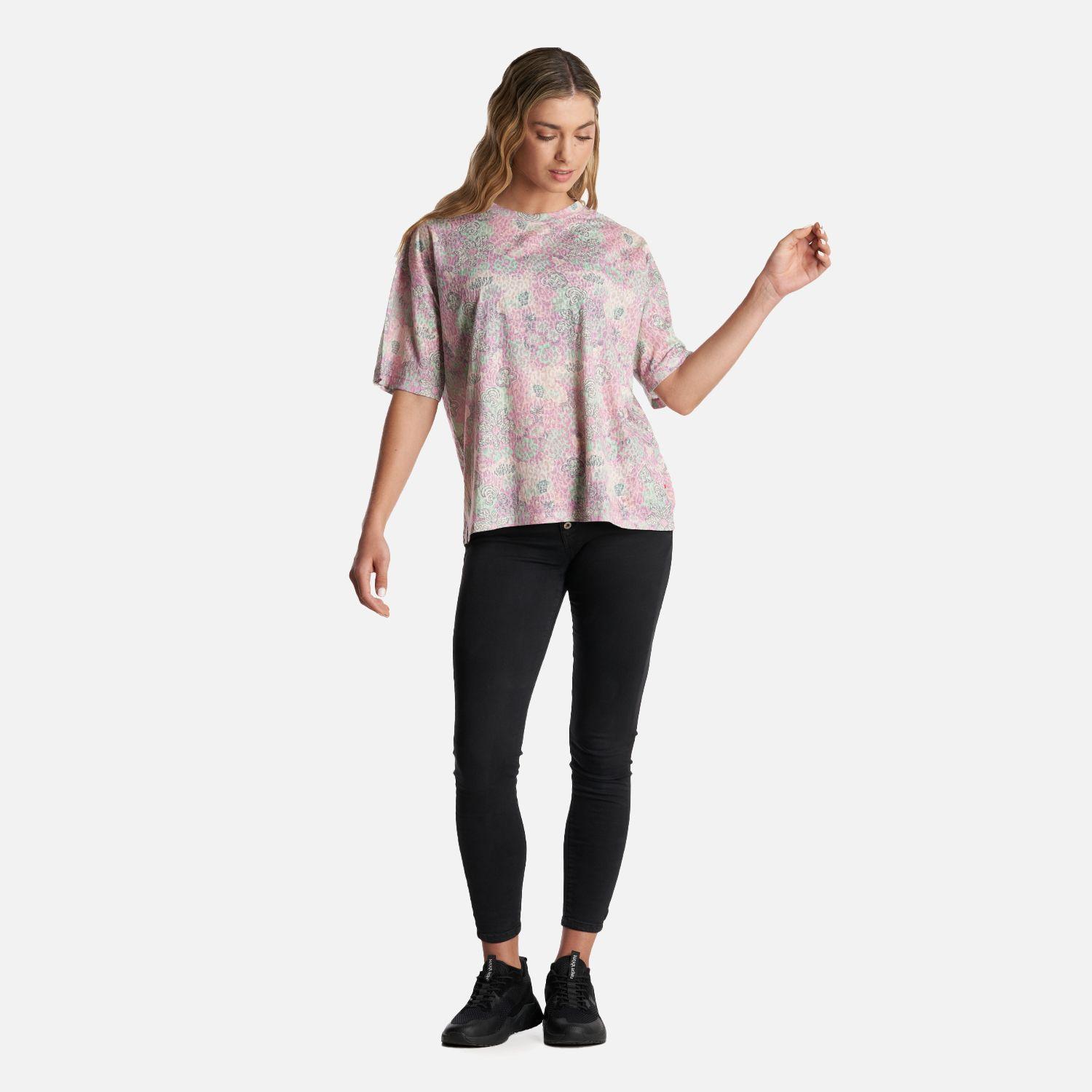 Polera Mujer Coralisima Print Crema Haka Honu-5