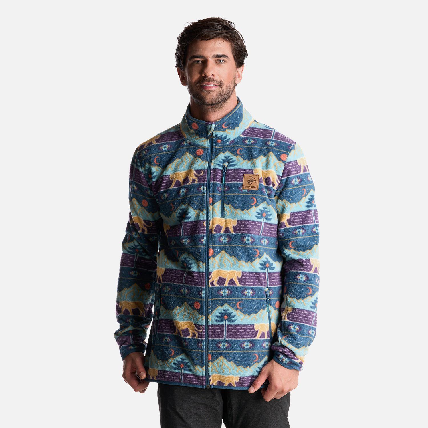 Poleron Hombre Tokerau Pro Print Morado Haka Honu-1