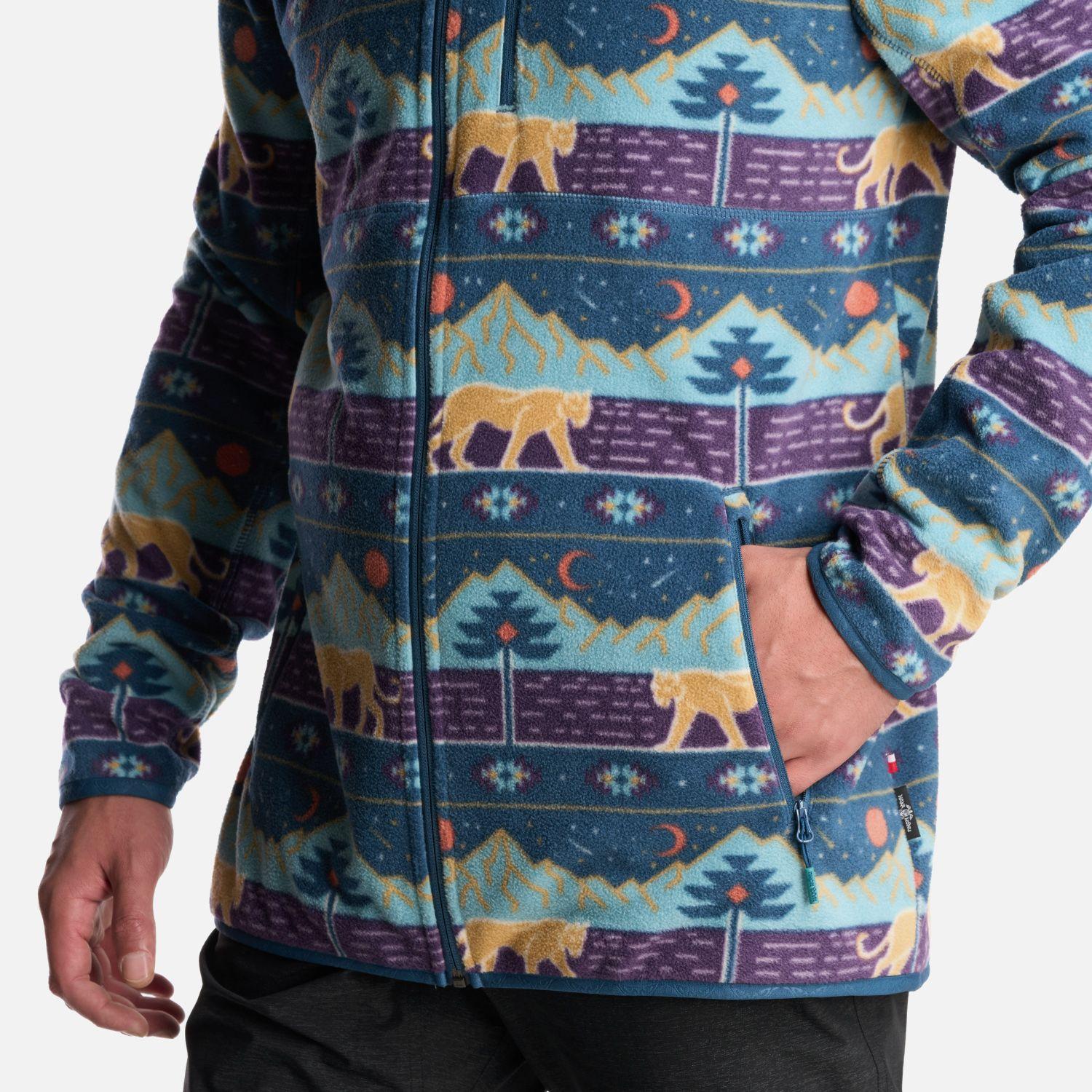 Poleron Hombre Tokerau Pro Print Morado Haka Honu-6