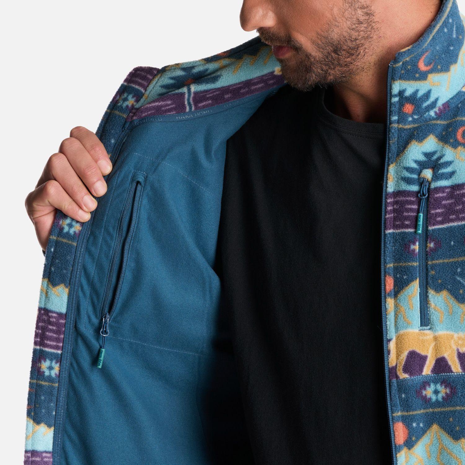 Poleron Hombre Tokerau Pro Print Morado Haka Honu-7