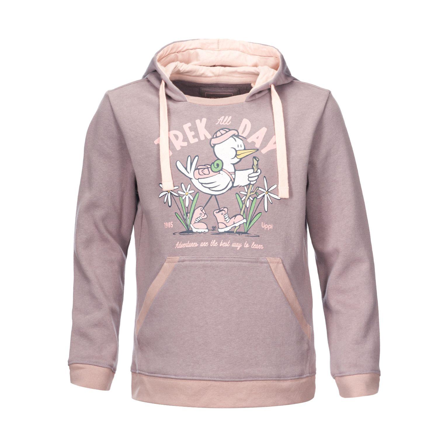 Poleron Niña Insigne Hoody Sweatshirt Lila Lippi-0