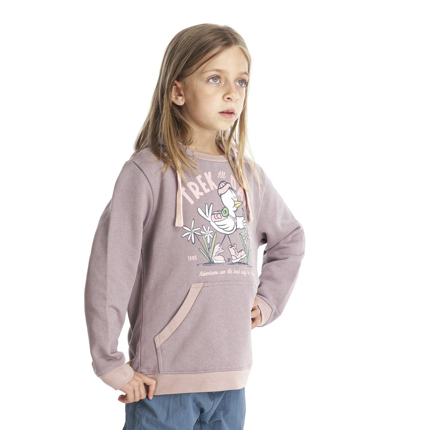 Poleron Niña Insigne Hoody Sweatshirt Lila Lippi-2