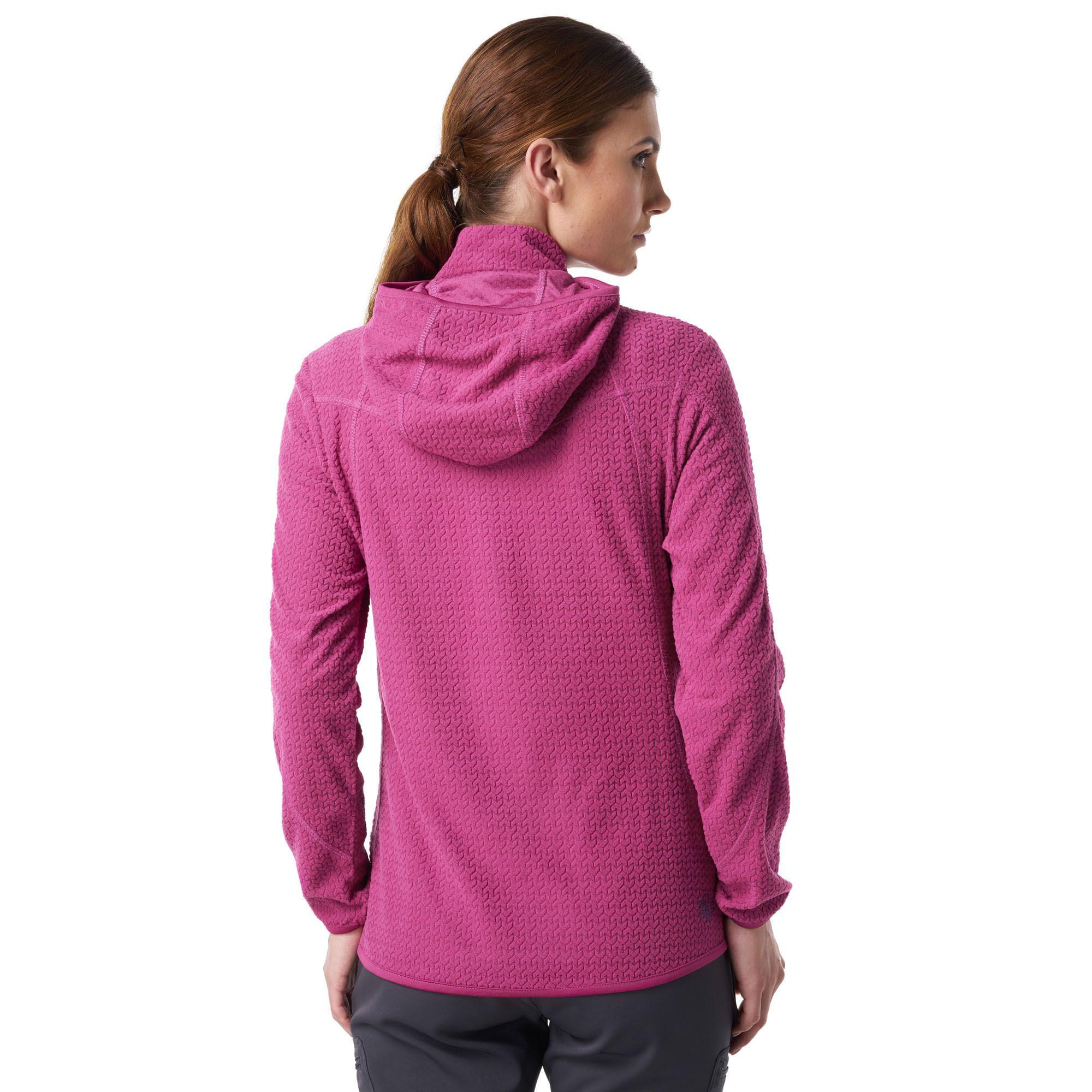Poleron Mujer Jacaranda Nano-F 14 Zip Hoody Vino Lippi I19-3
