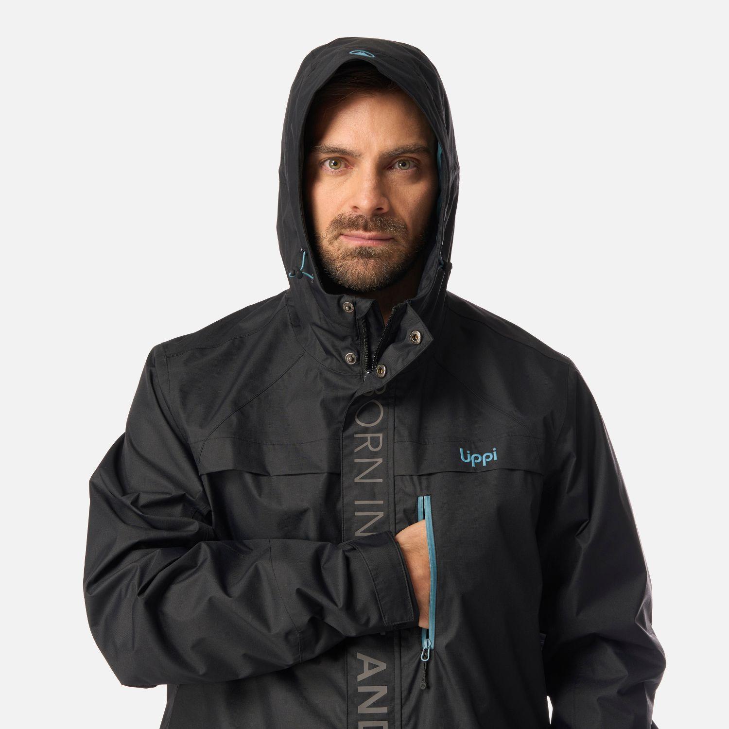 Chaqueta Hombre Streetwise B-Dry Hoody Jacket Negro Lippi I26-3