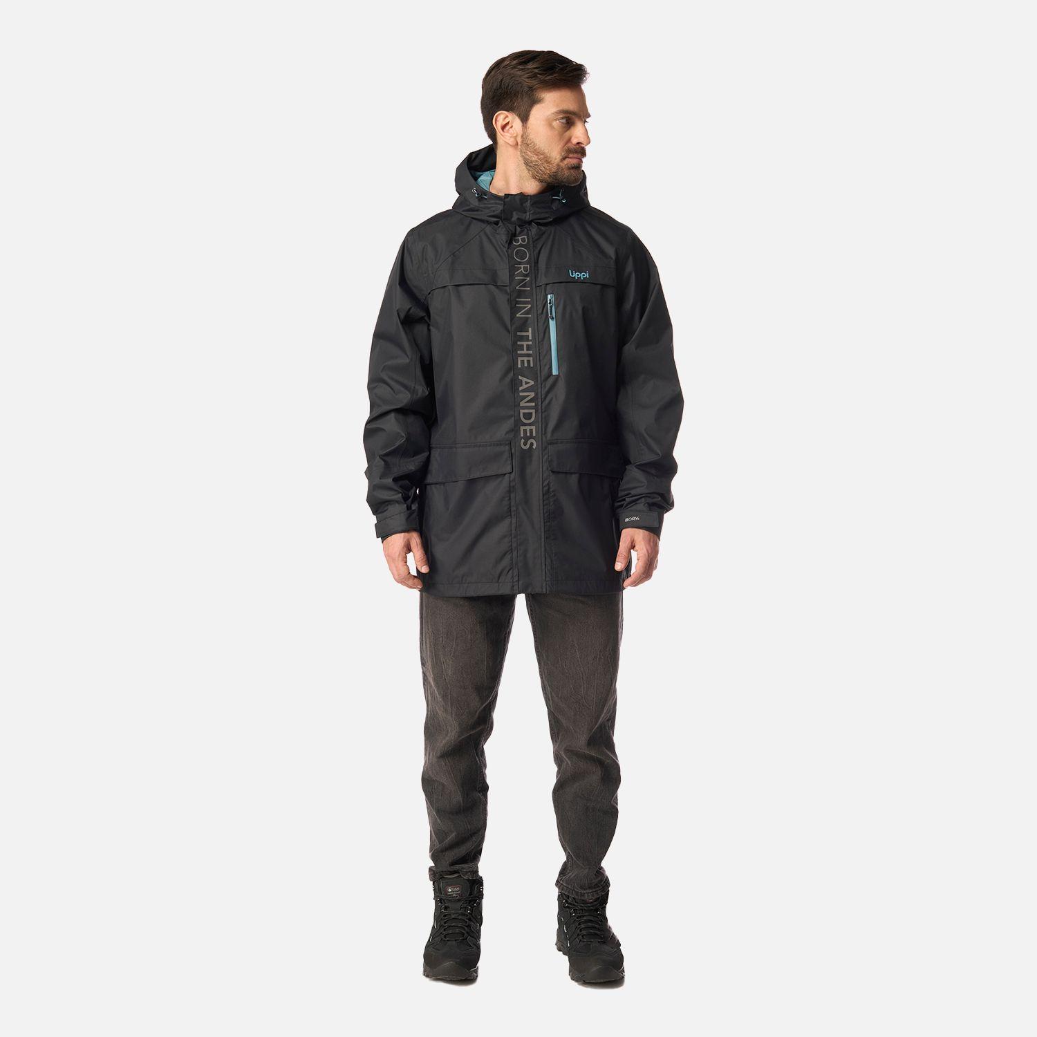 Chaqueta Hombre Streetwise B-Dry Hoody Jacket Negro Lippi I26-7