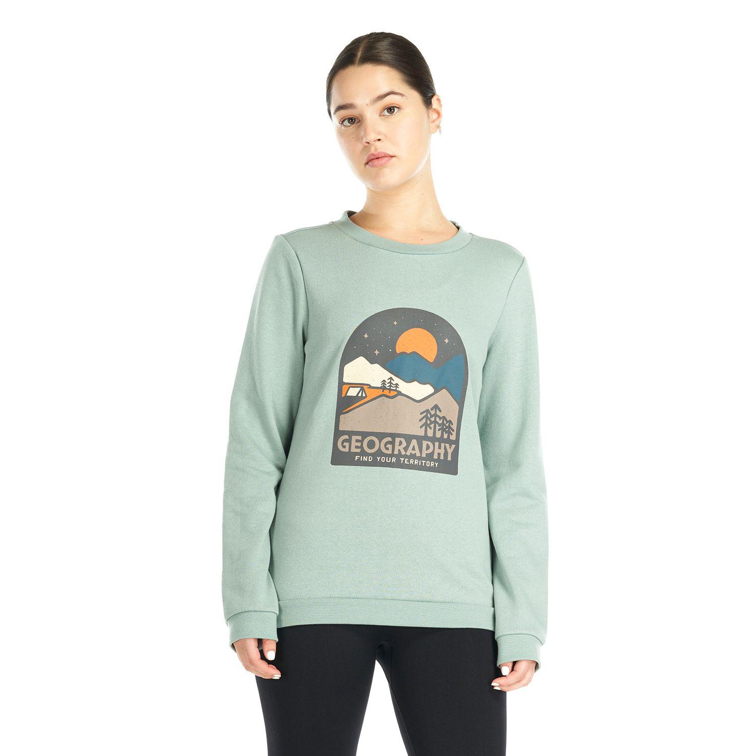 Poleron Mujer Pompeya Jade Geography-1