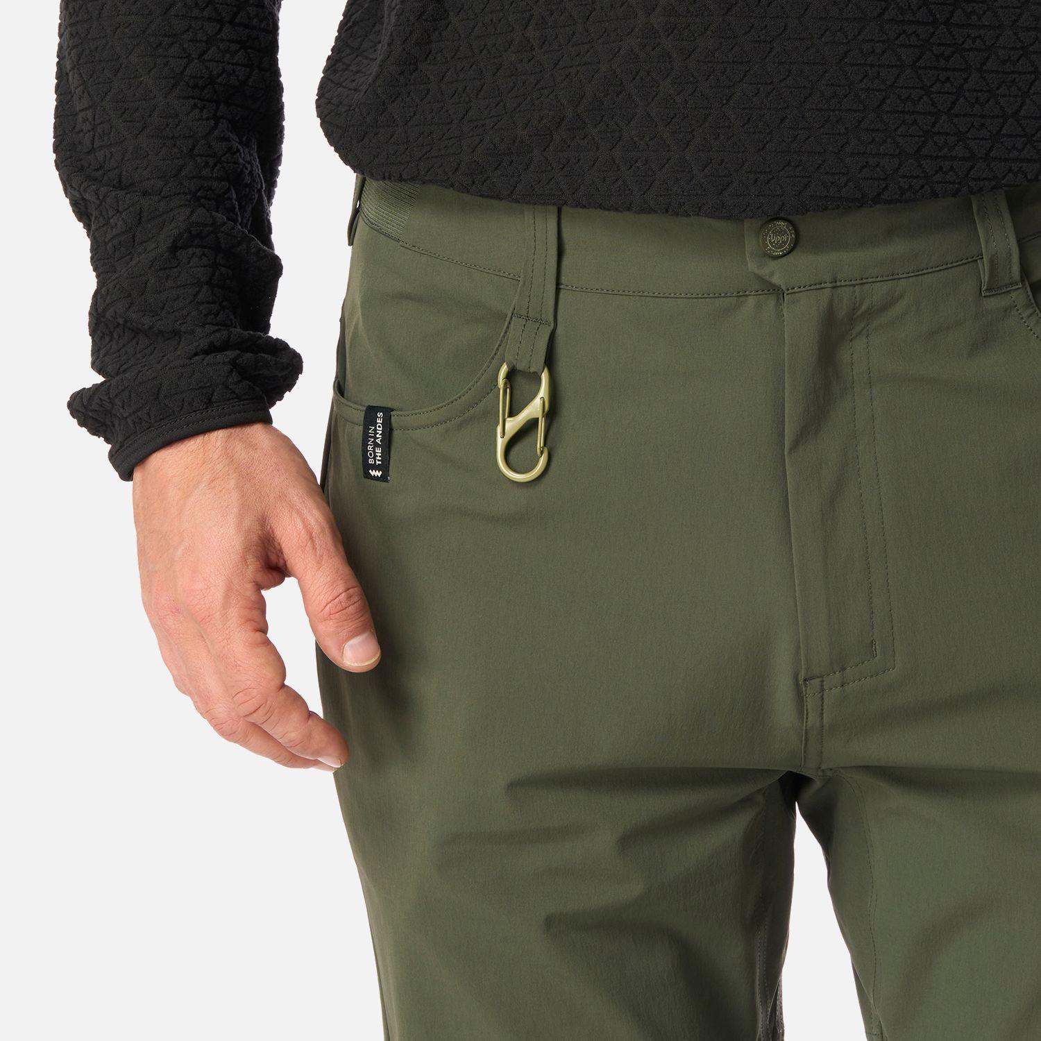 Pantalón Hombre Lennox Q-Dry Mix-2 Pants Verde Militar Lippi I26-4