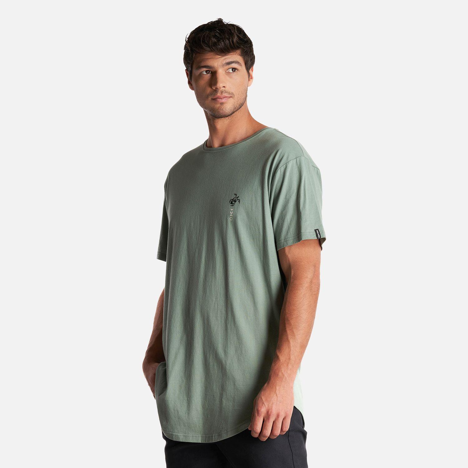 Polera Hombre Fauna Onirica Verde Oliva Haka Honu-2