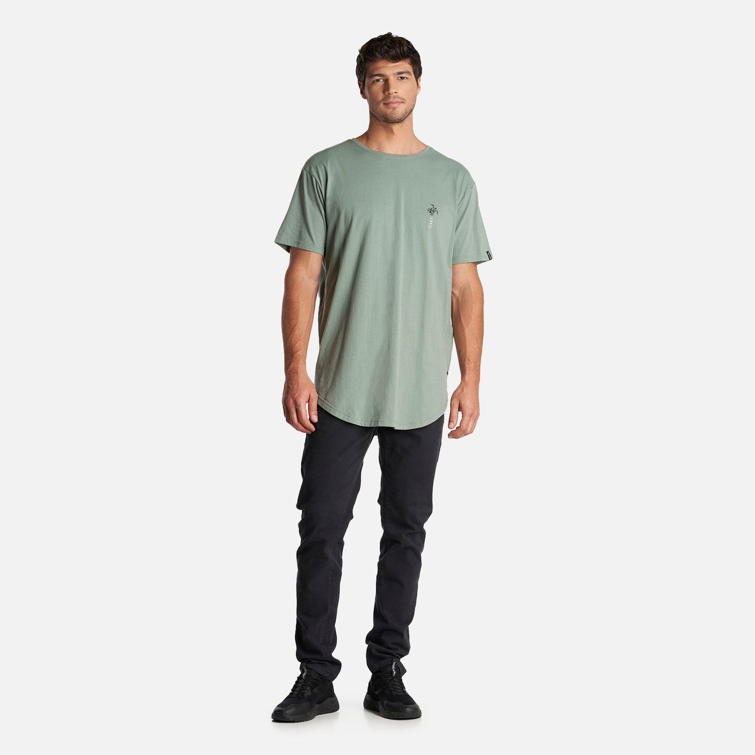 Polera Hombre Fauna Onirica Verde Oliva Haka Honu-5