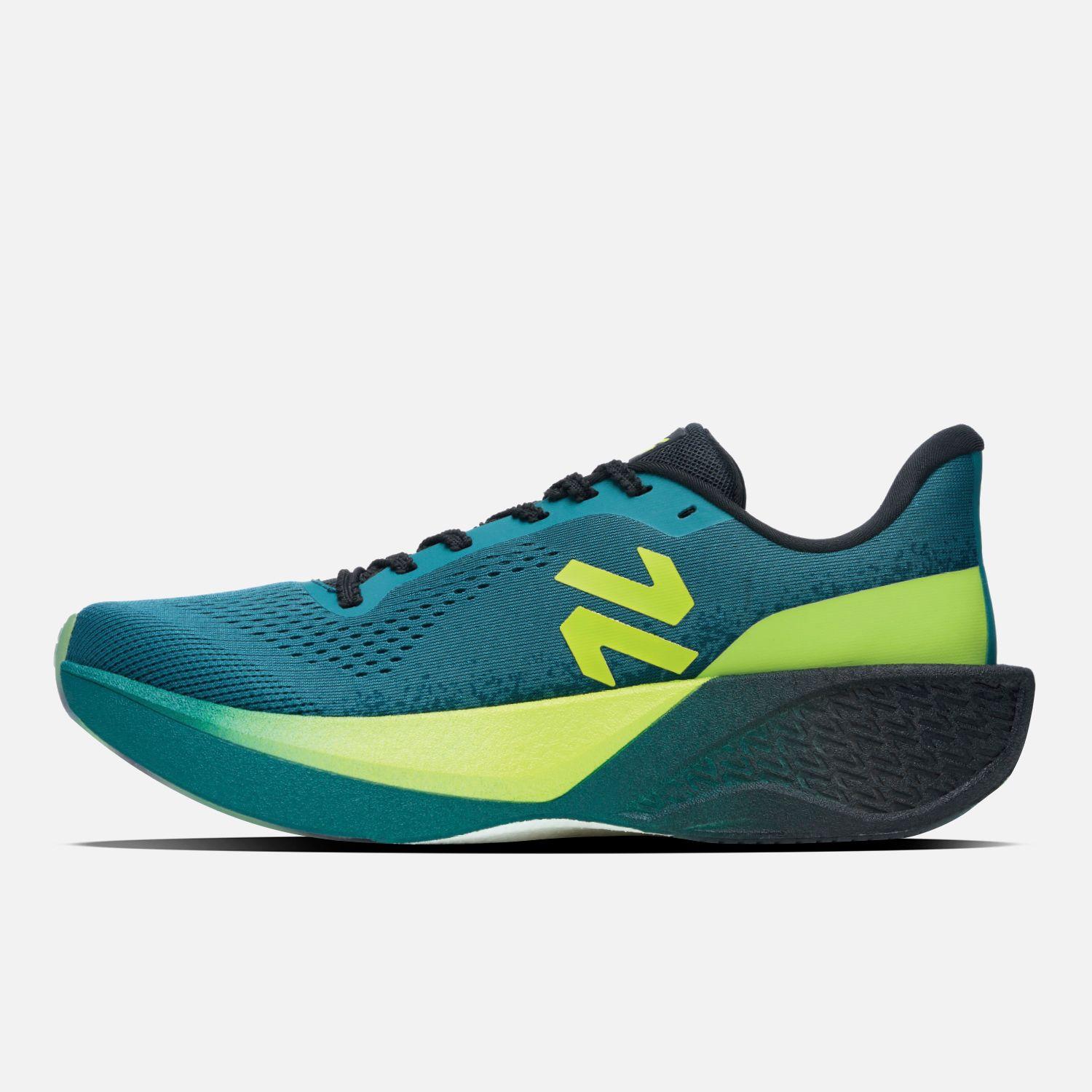 Zapatilla Running Hombre Nazca Petroleo / Verde Lima-1