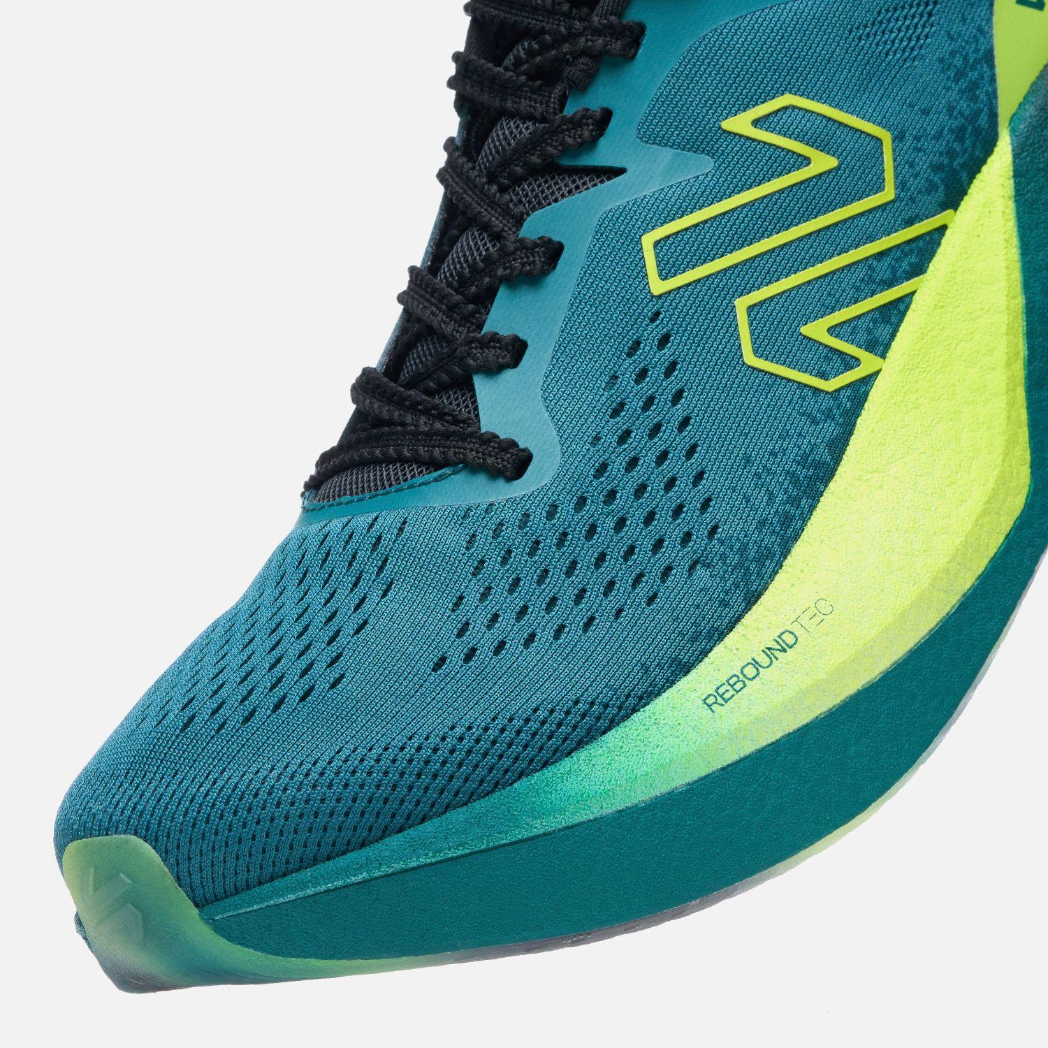 Zapatilla Running Hombre Nazca Petroleo / Verde Lima-6