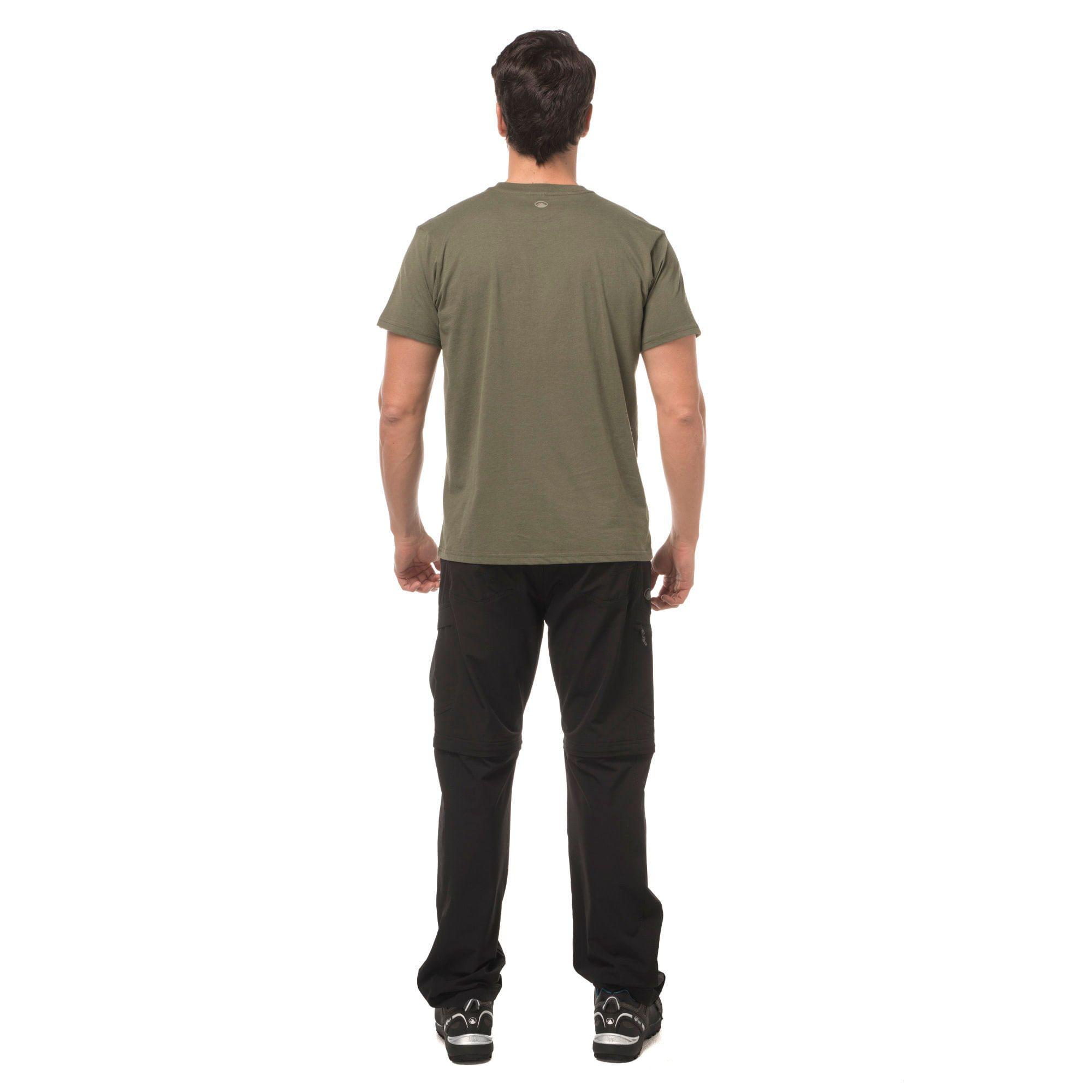 Polera Hombre Wolf UV-Stop T-Shirt Rojo Oscuro Lippi-3