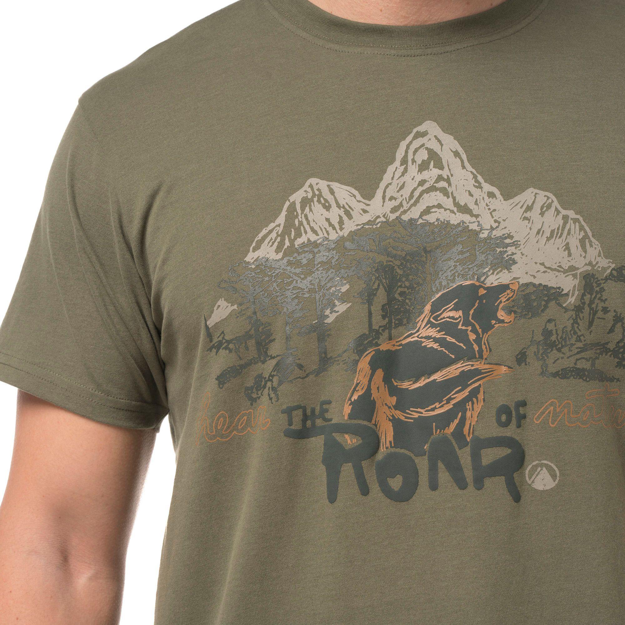 Polera Hombre Wolf UV-Stop T-Shirt Rojo Oscuro Lippi-4