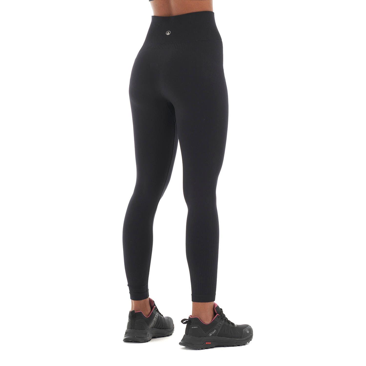 Calza Mujer In-Motion Seamless Leggings High Waist Negro Lippi V22-4