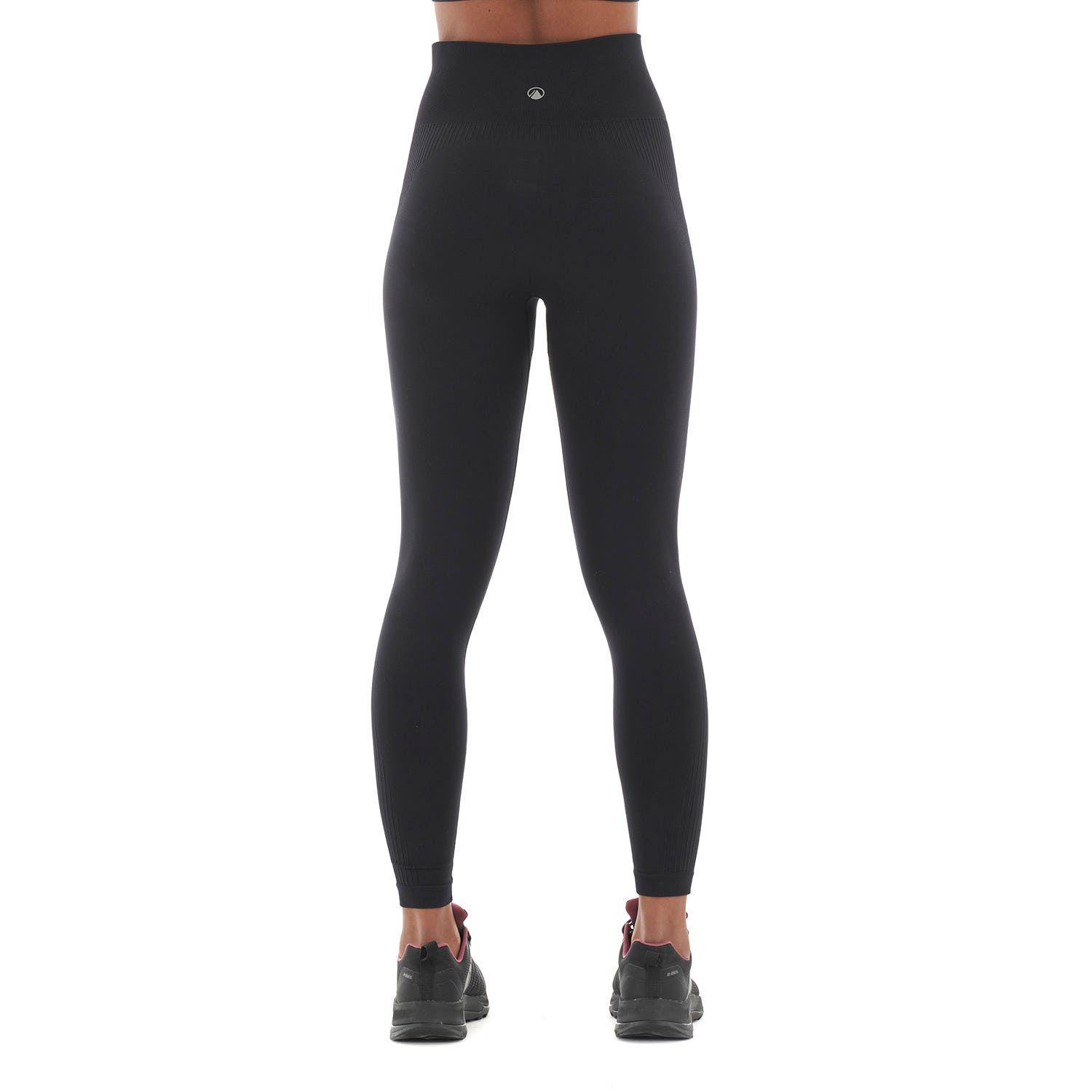 Calza Mujer In-Motion Seamless Leggings High Waist Negro Lippi V22-5