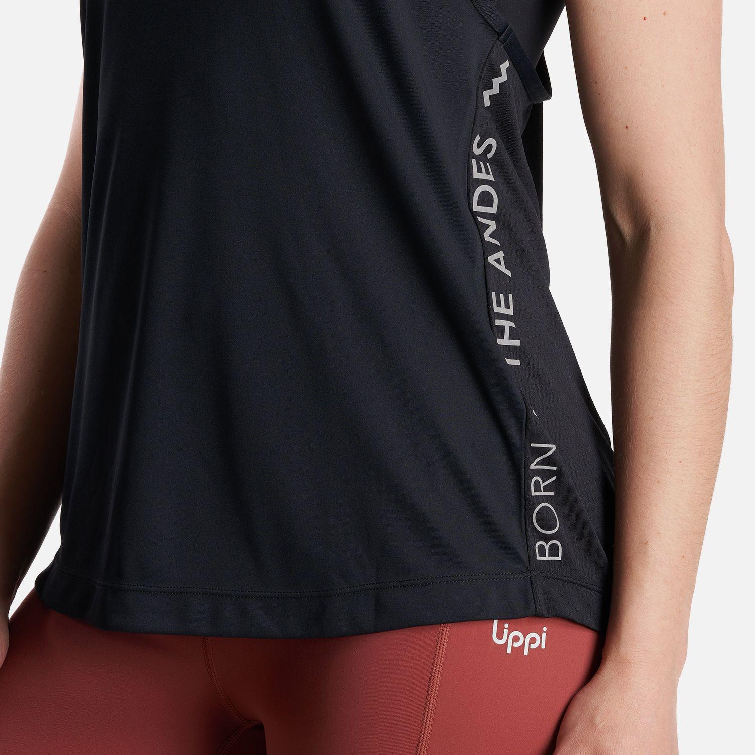 Polera Mujer  Workout Q-Dry Tank T-Shirt Negro Lippi-4