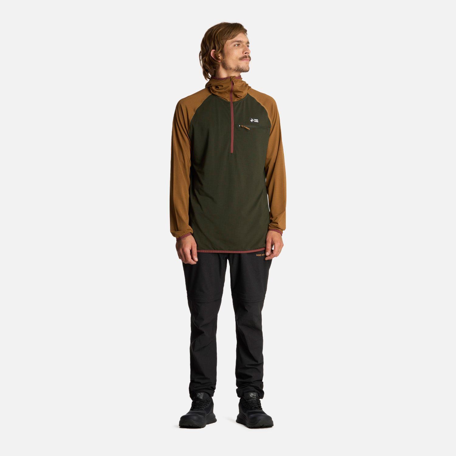 Polerón Hombre Taina Pro Verde Militar Haka Honu-4