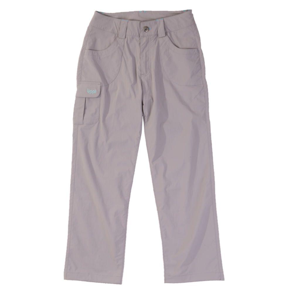Pantalon Niña Trail Q-Dry Pants Gris Medio Lippi-0