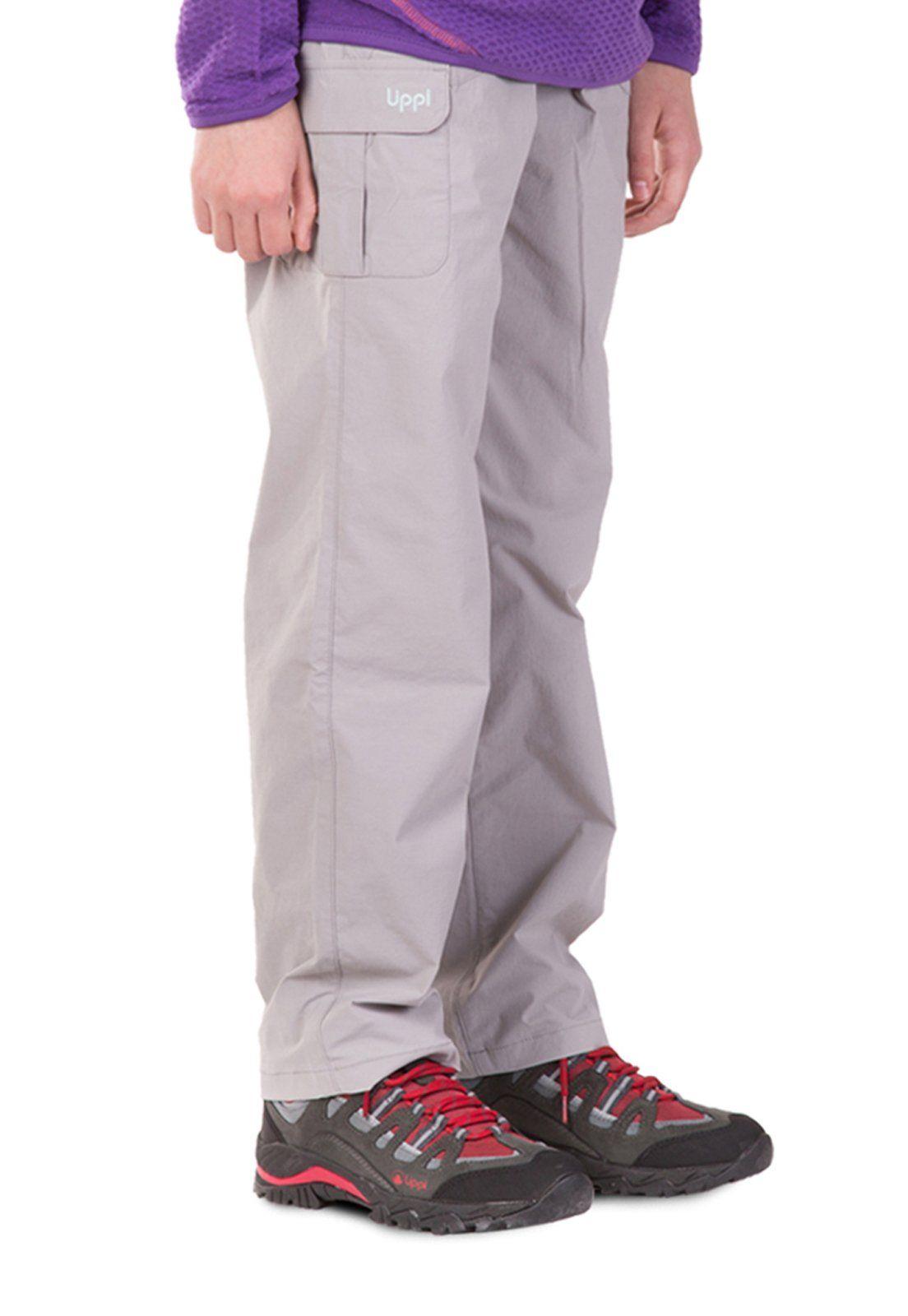 Pantalon Niña Trail Q-Dry Pants Gris Medio Lippi-3